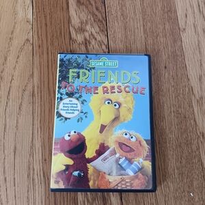 Sesame Street Friends to the Rescue DVD - Red and Yellow